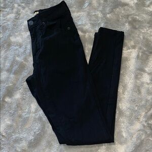 Hybrid & Company Women's Black Skinny  Pants Rayon Blend Ponte Pants Size Small